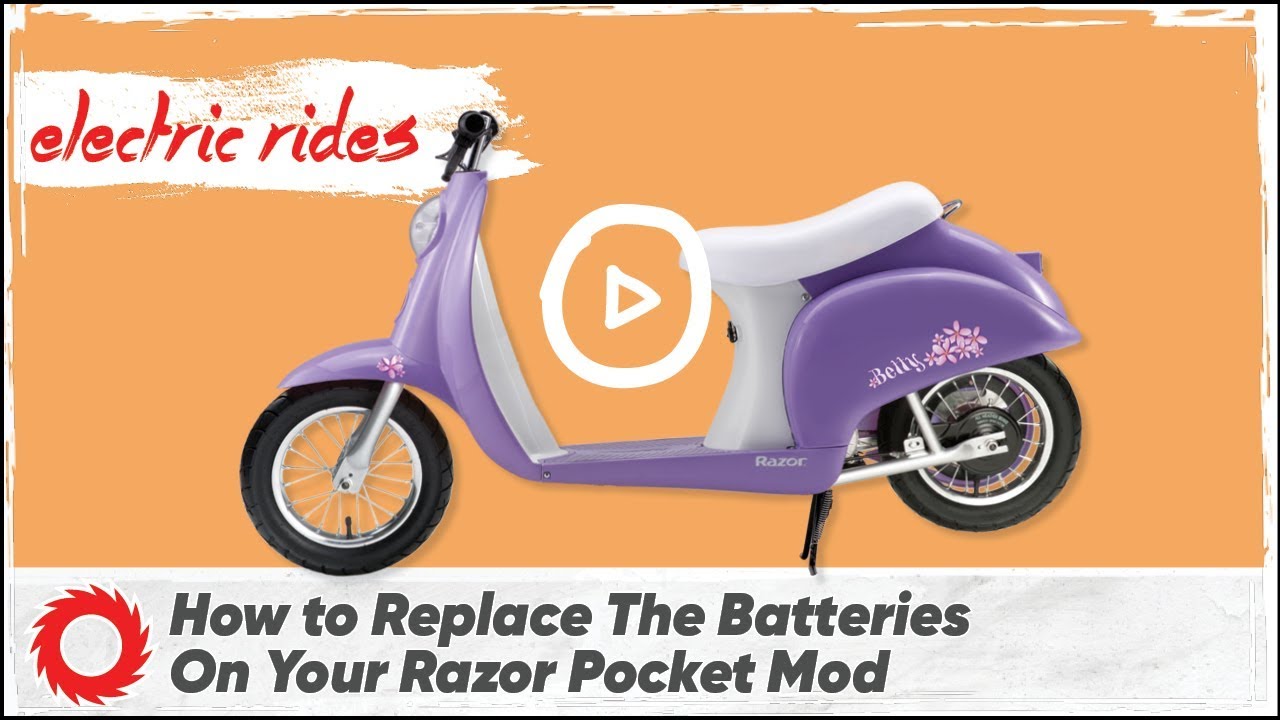 Как заменить батарею в моде Razor Pocket