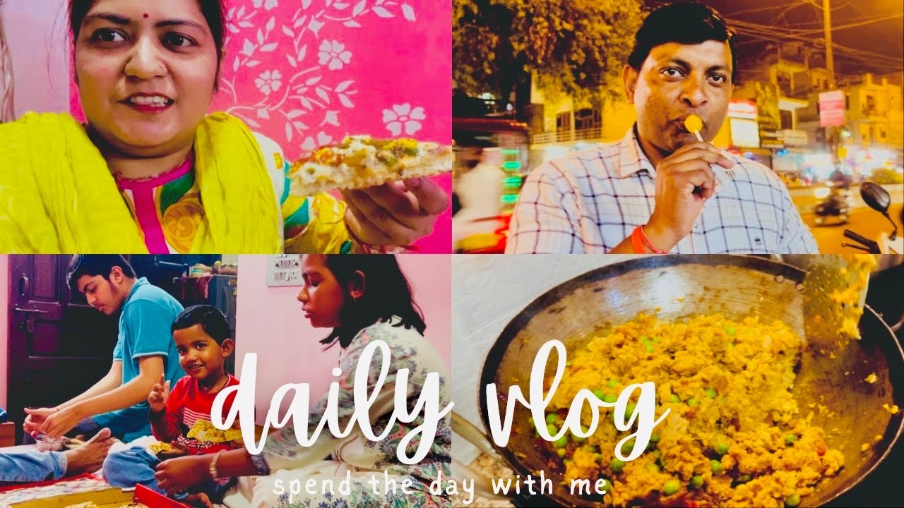 Riyanshi की हुई pizza 🍕पार्टी😊 || बनाया अपनी पसंद का veg keema 😋|| 