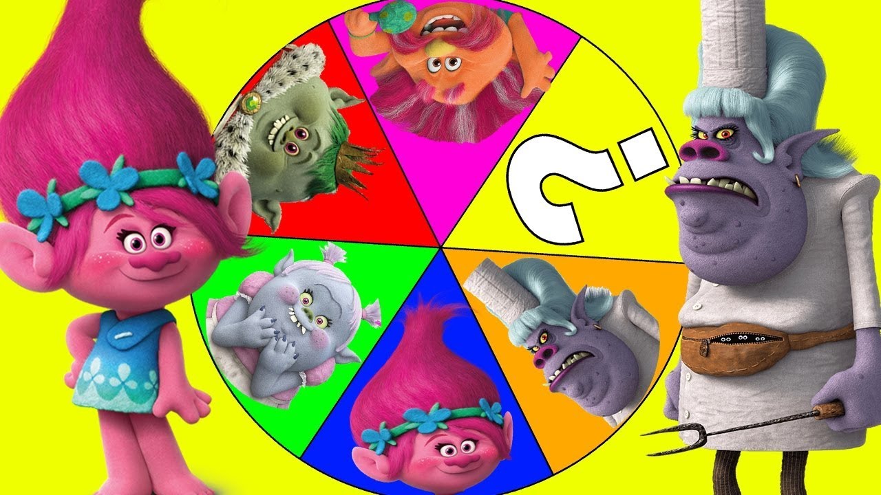 Trolls Watch Party Game with Dreamworks TROLLS 2 World Tour Chef, Poppy and Branch