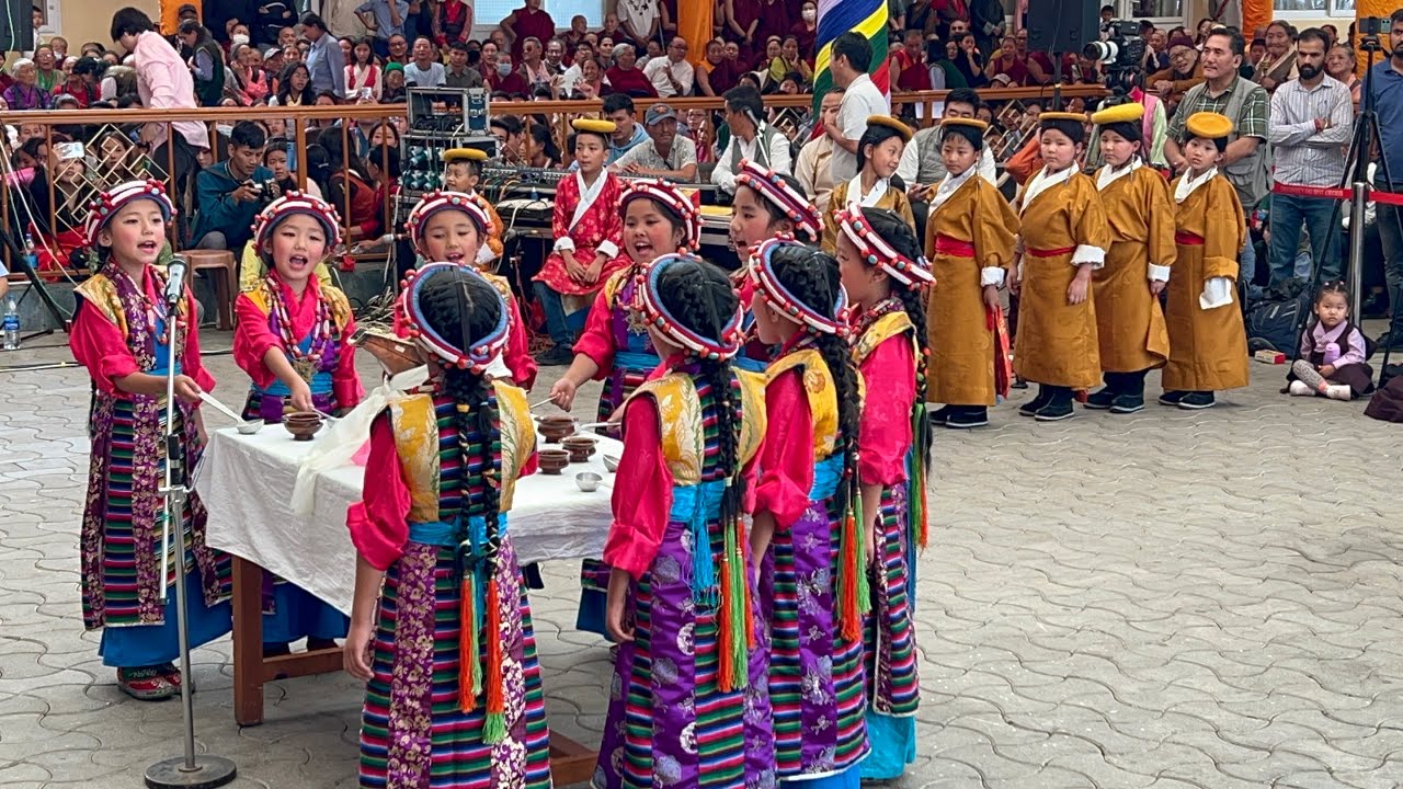 Achi Yullo performed by the students of McLeod TCV Day School during Trunkar, 2024 at Dharamsala.