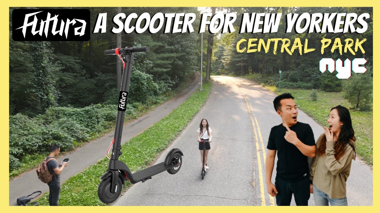 Riding Around Central Park, Manhattan, NYC on our Electric Scooters 🛴