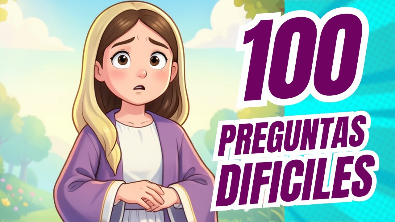 100 PREGUNTAS BÍBLICAS DIFÍCILES 😱❓EL MAYOR DESAFÍO DE LA BIBLIA PARA CRISTIANOS