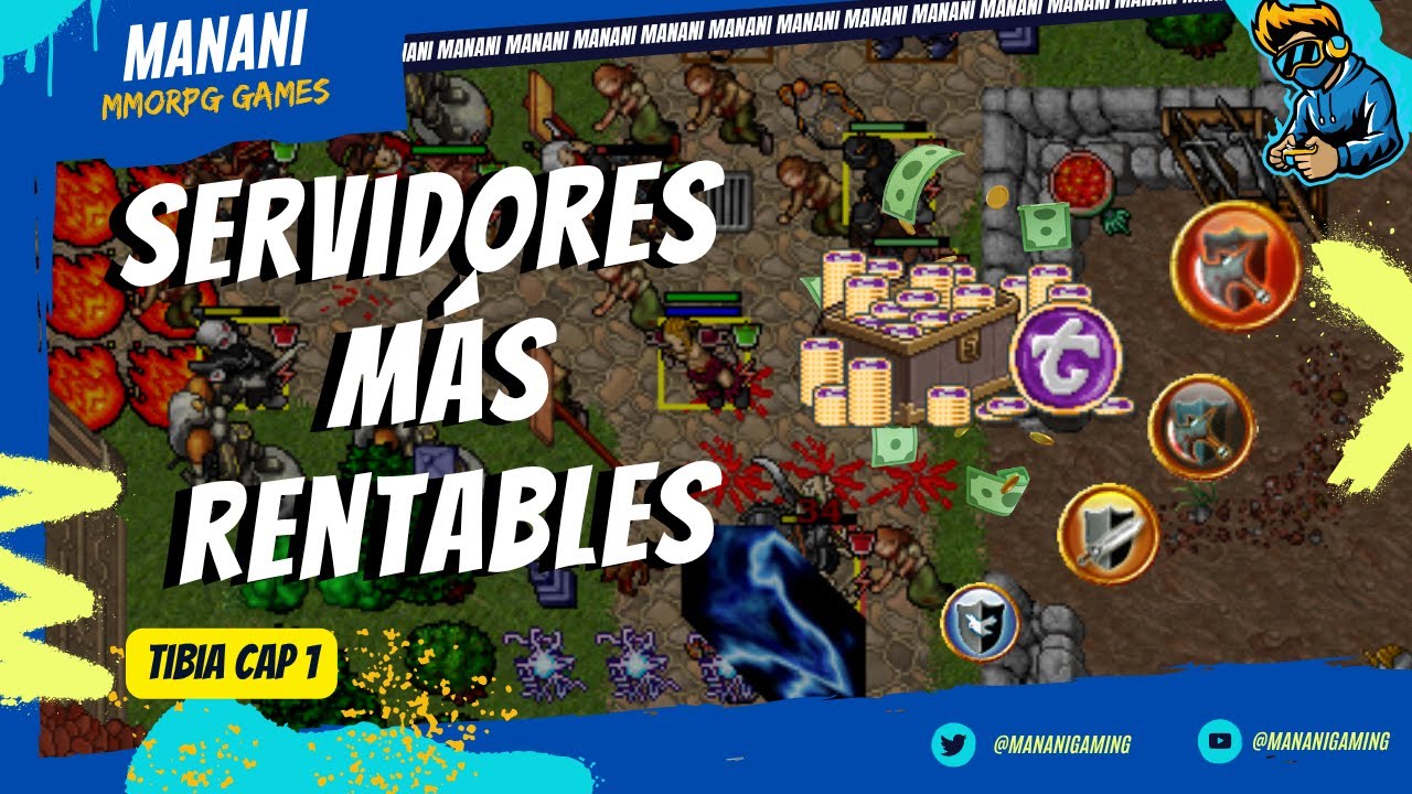 Los Mejores Servidores para Farmear y Vender Tibia Coins🤑