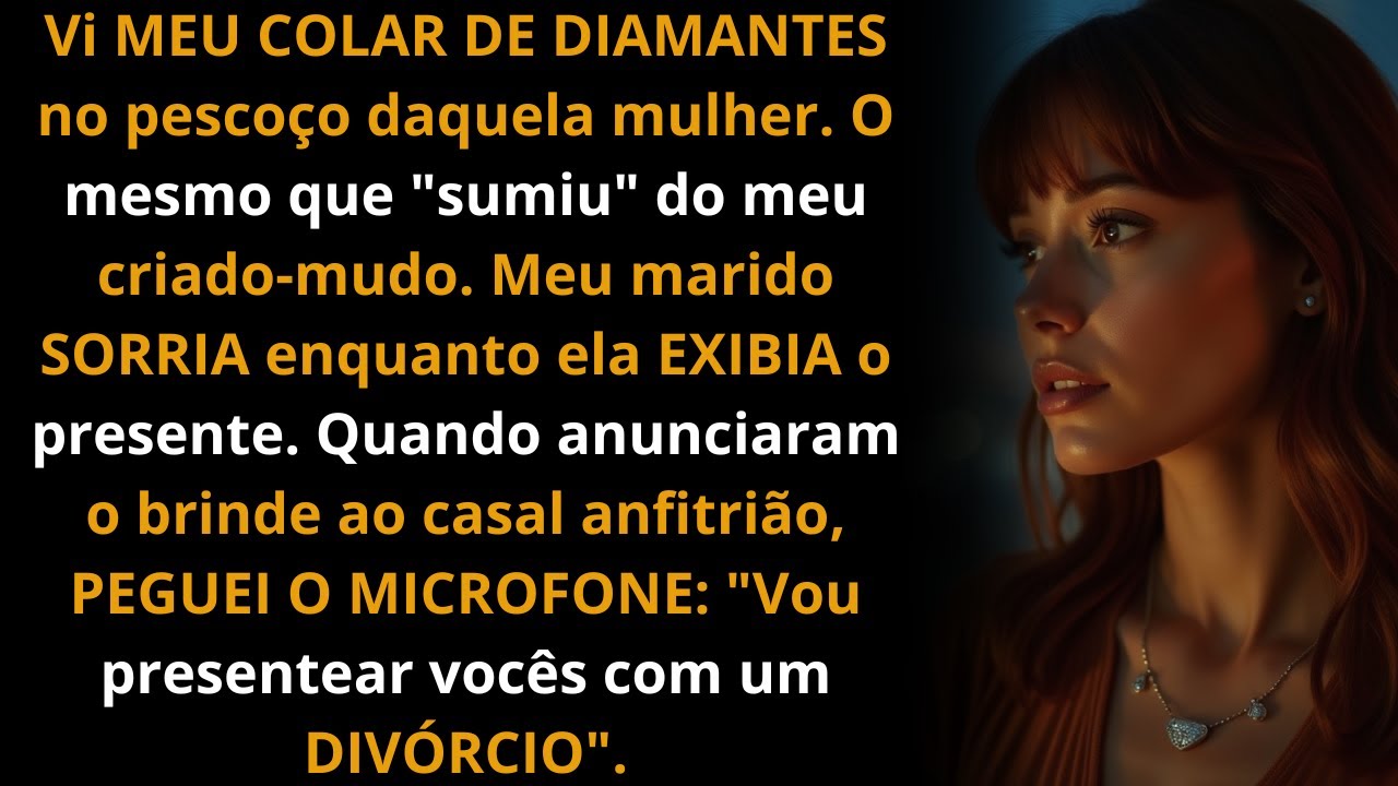 Na festa da família dele, ele deu minha jóia a sua amante - então subi no palco e terminei na frente