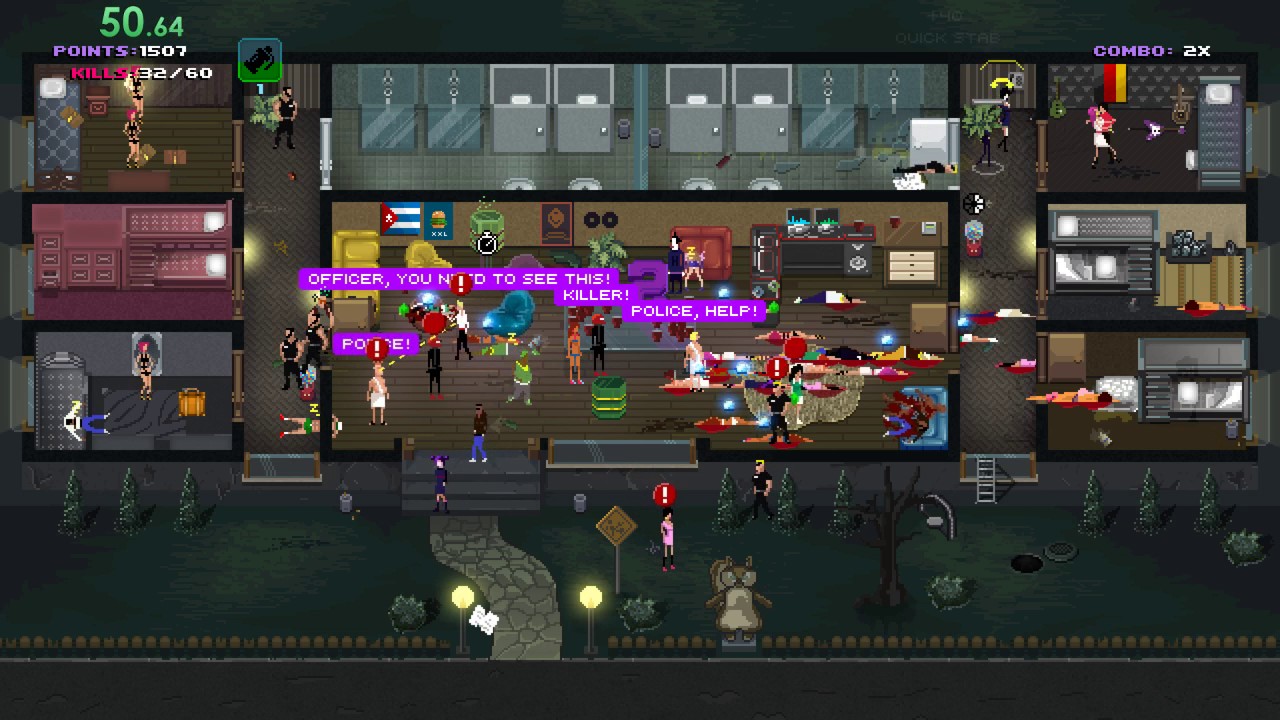 Party Hard Speedrun - Campus Party: Darius (1:58.55)