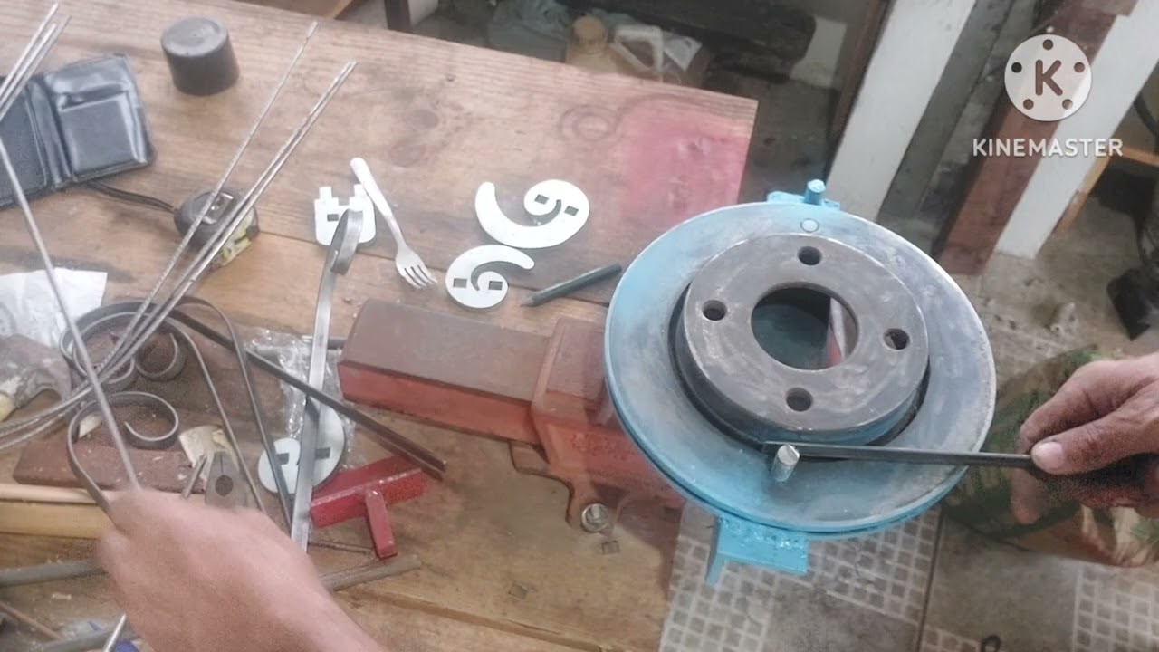 DISCO DE FREIO PARA FAZER GABARITOS DE ARABESCOS OU VOLUTAS