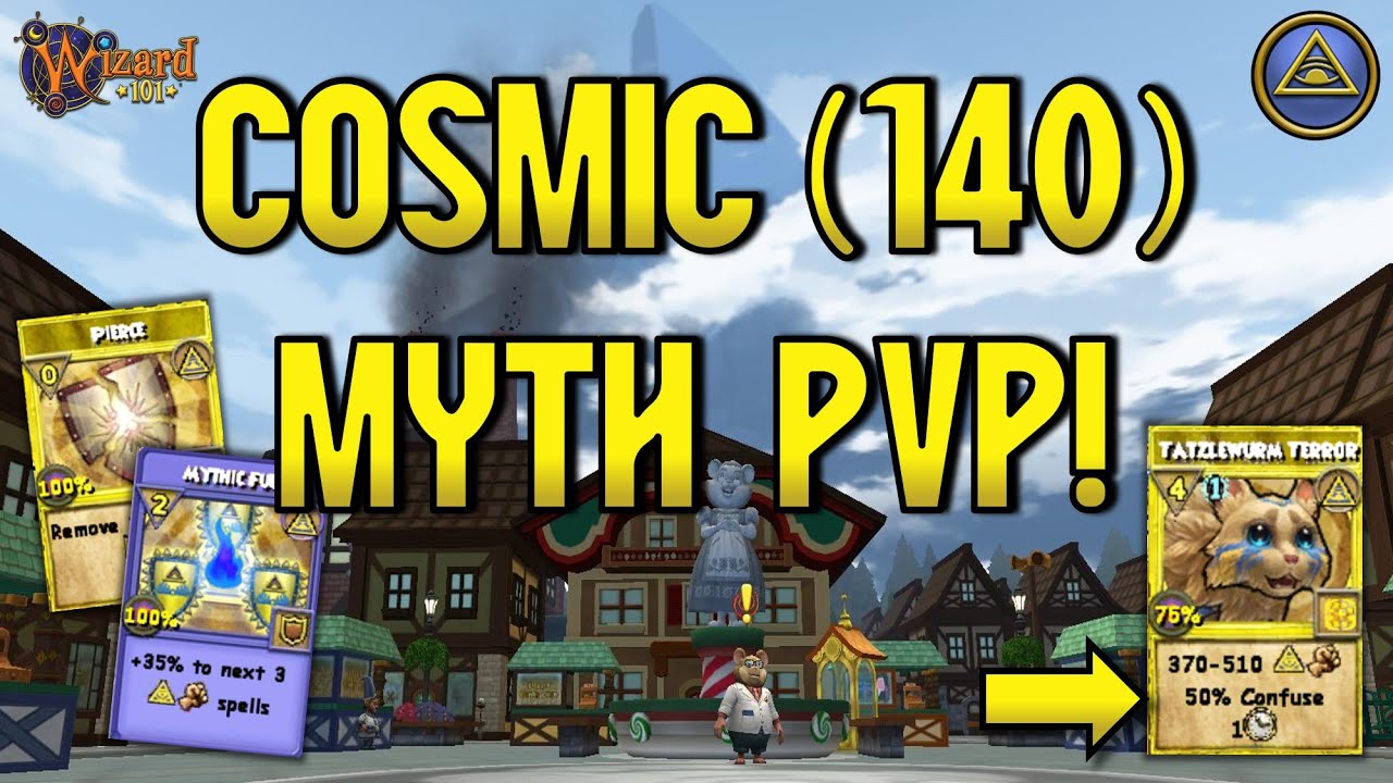 Wizard101: COSMIC MYTH PvP (140): NEW Myth Spell Is LIT!
