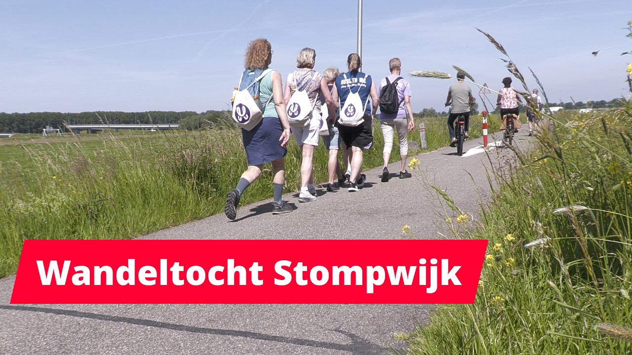 Ongeveer 600 wandelaars bij de wandeltocht Rondom Stompwijk.