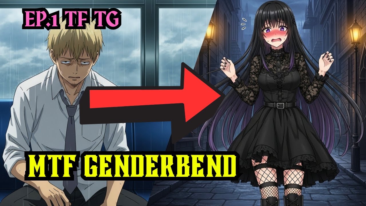 The Genderbend MTF Goth Grimoire: ep.1 Corporate Man Glowup (TF TG)