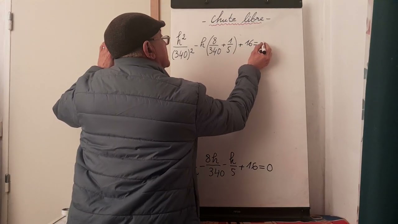 chute libre (calculer la profondeur d'un puits)