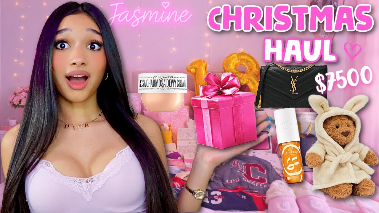 HUGE CHRISTMAS/BIRTHDAY HAUL 2025💗 |JASMINE MIR