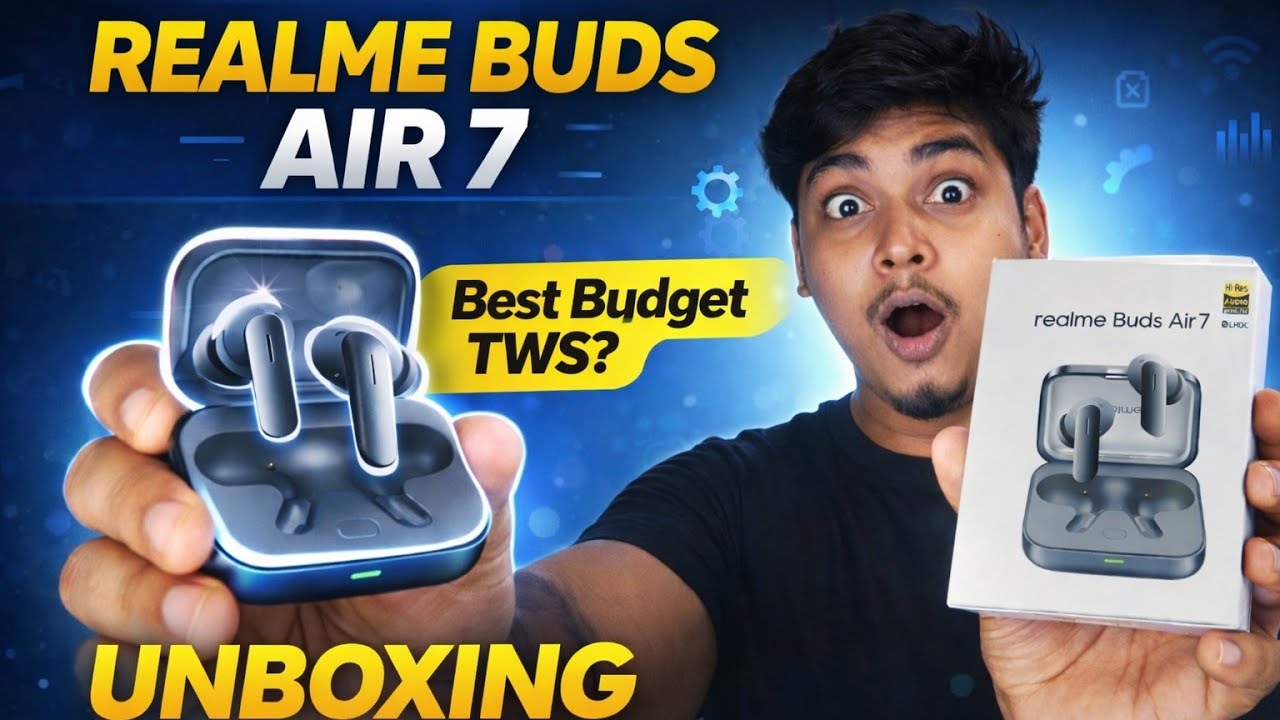 Realme Buds Air 7 Unboxing & Full Review | Best TWS Under Budget? @Tech Sunlight