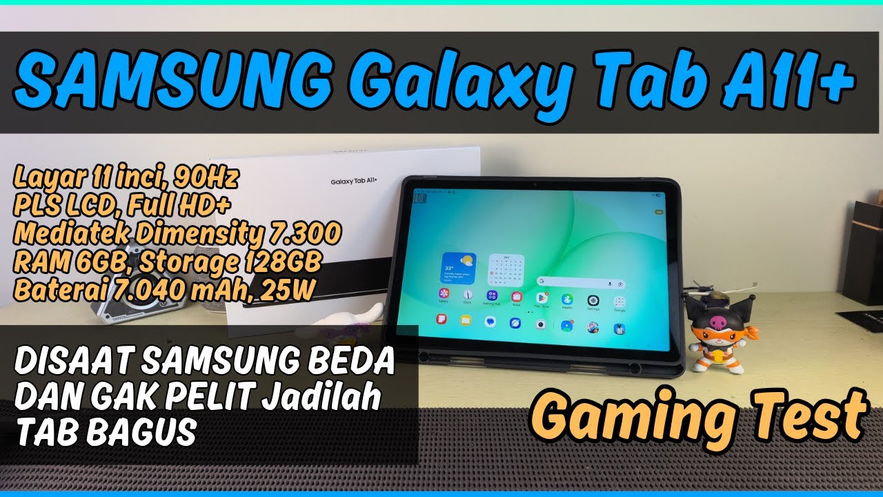 SAMSUNG Galaxy Tab A11+ - Saat Samsung Lagi Baik, Jadilah Tab Yang Bagus | Gaming Test