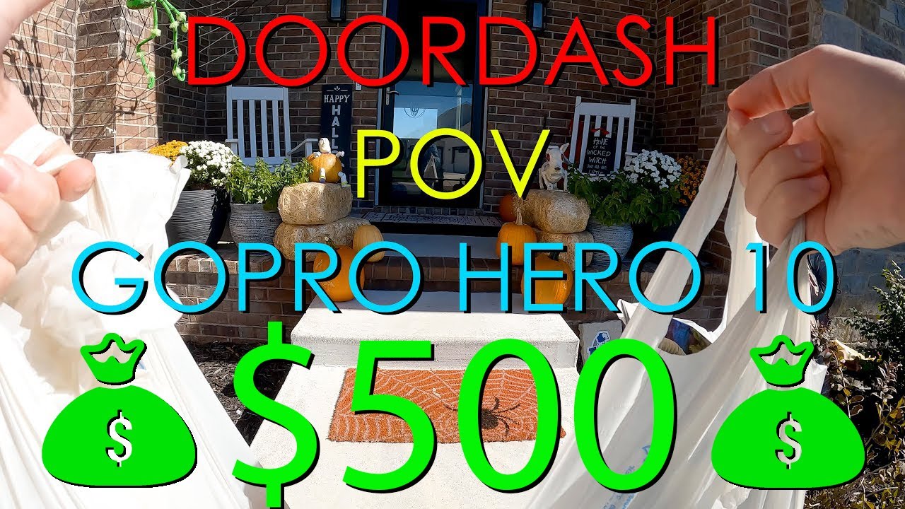 How I Make $500/Day Delivering For DoorDash - GoPro POV [4K]