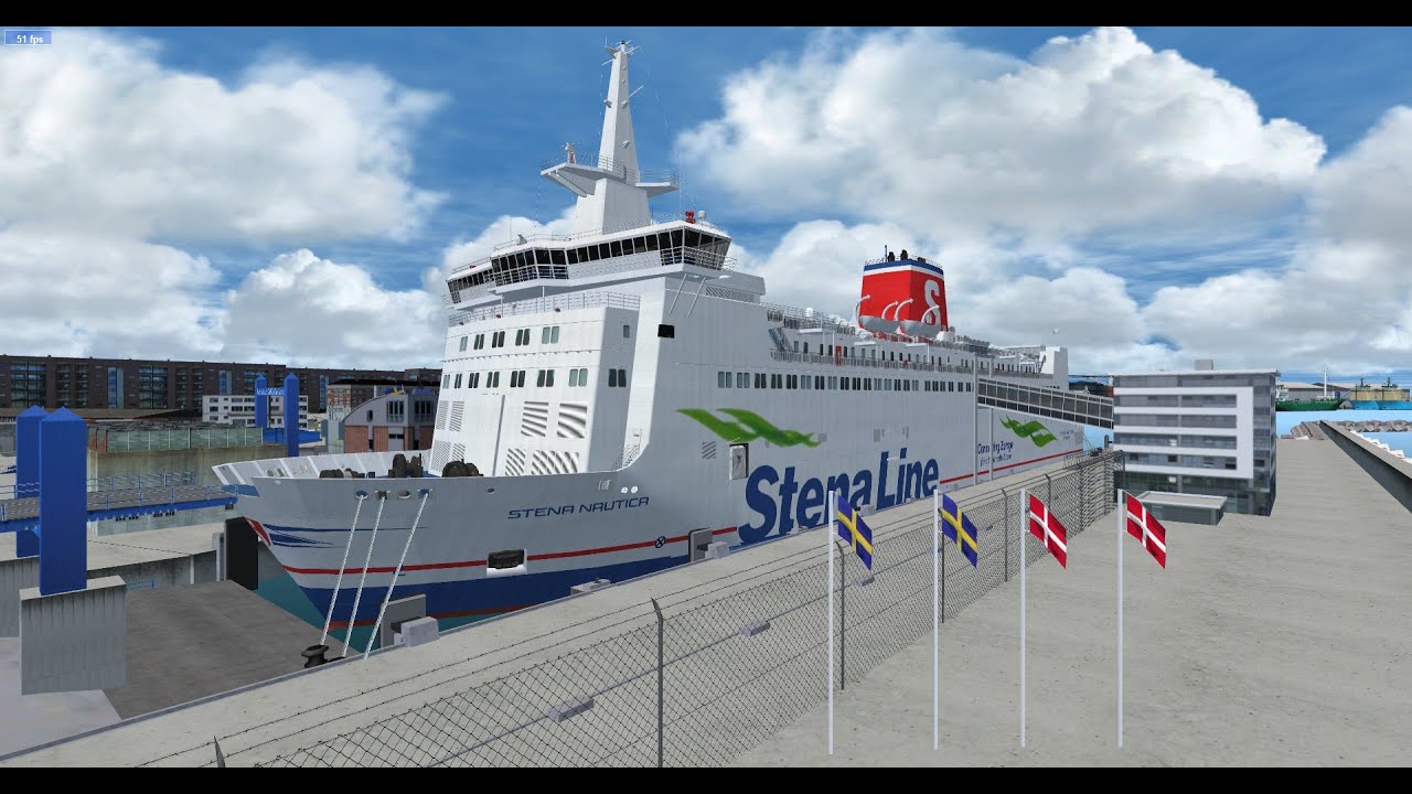 Stena Nautica Arriving Grenå 12:35 on her way from Halmstad