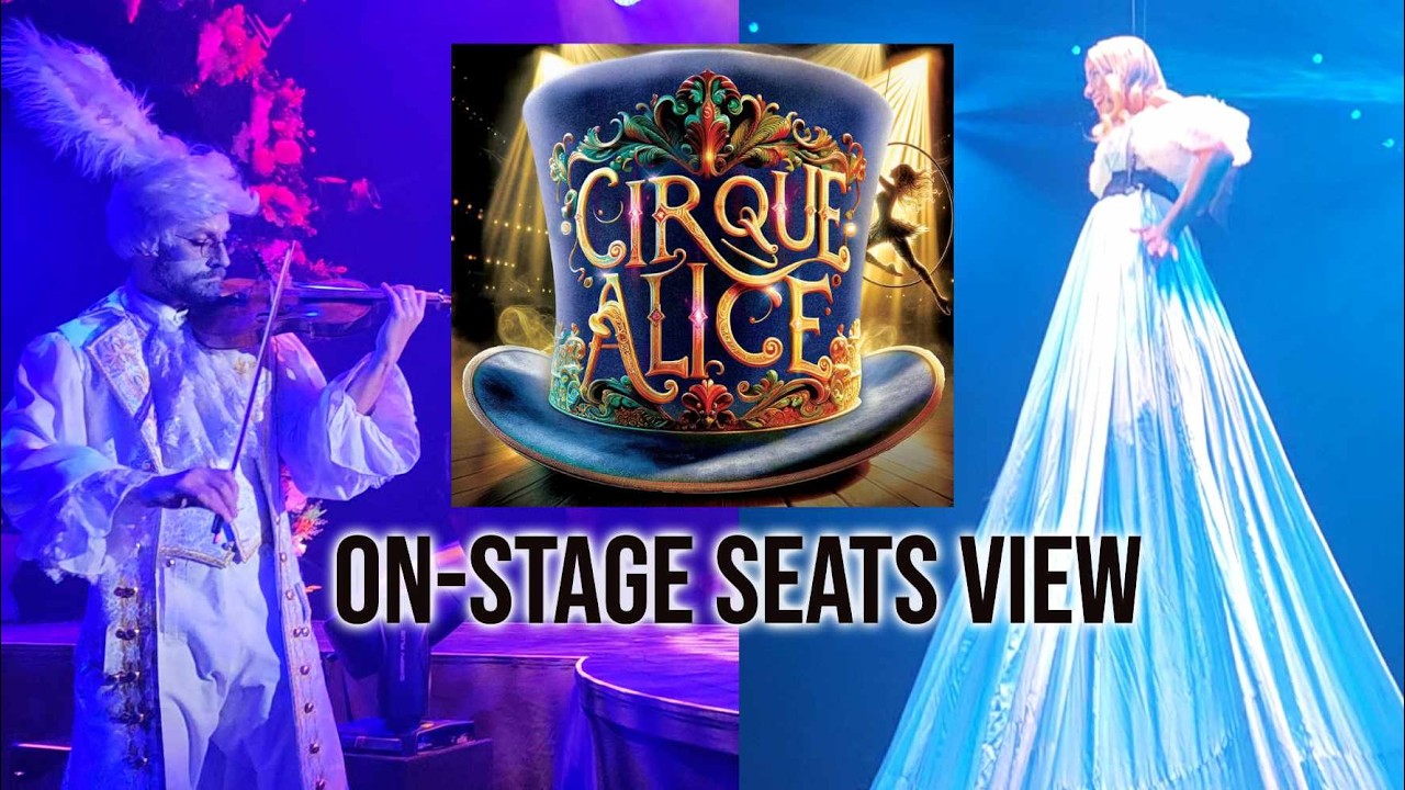 Vlog - Cirque Alice from the stage, lunch at Tiger Lane, Thrifting | Vicky Rockstars Midlife Vlog