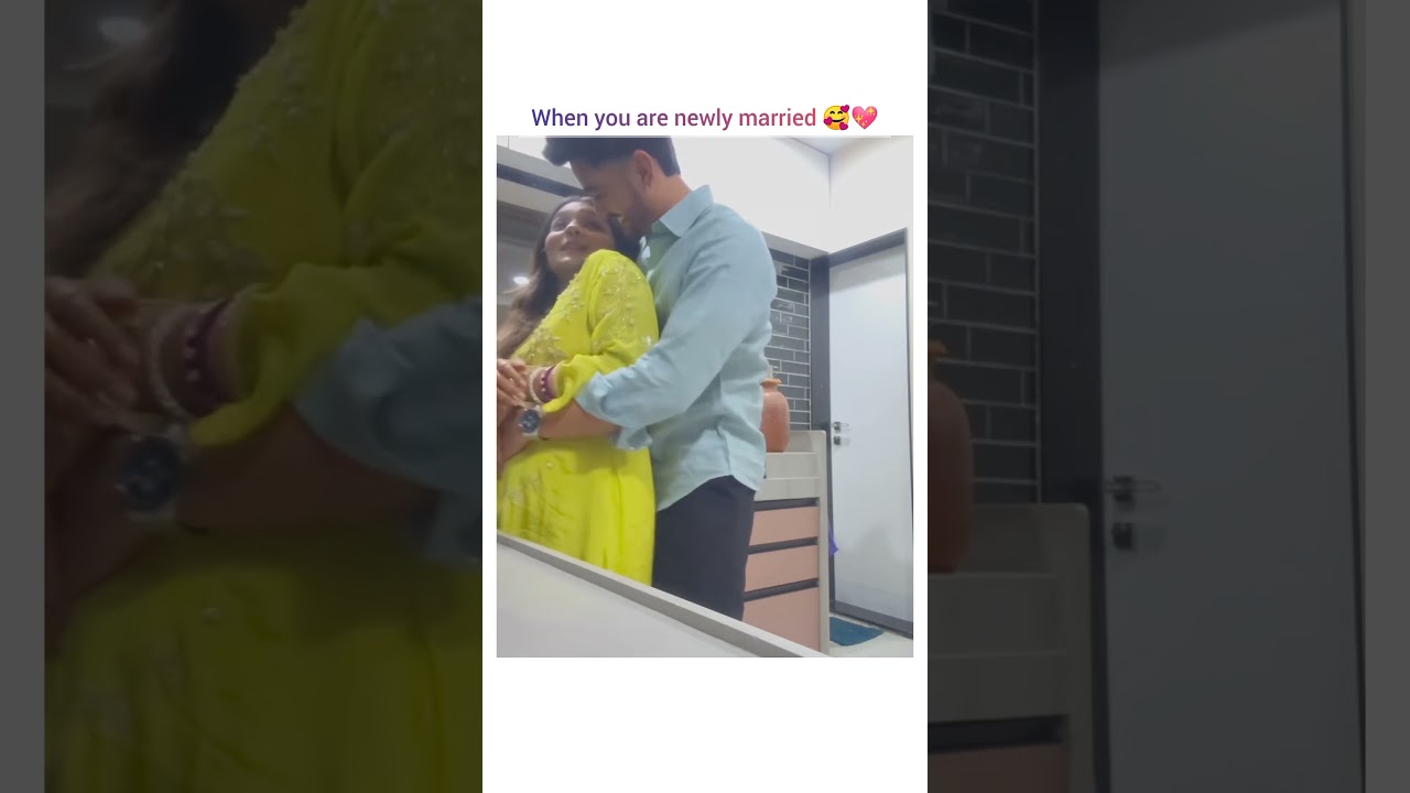 Newly Married 🥰✨🎀 #wife #love #couple