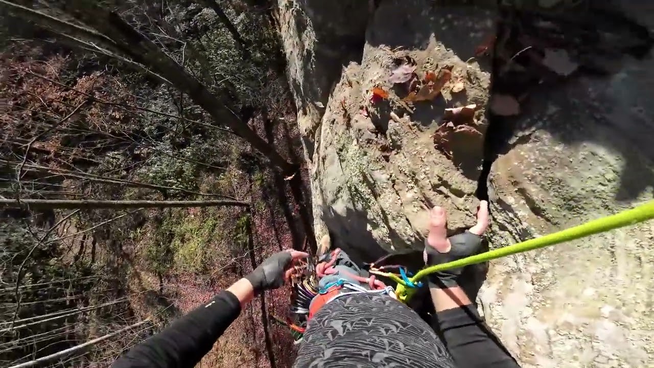 5.7 Tradmill | TR Follow | Red River Gorge Rock Climbing