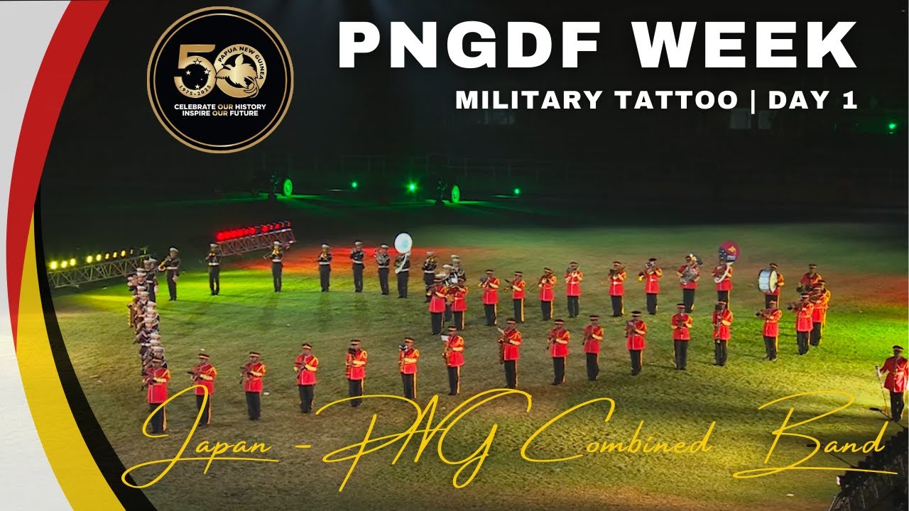 Japan - PNG Combined Band | Military Tattoo | PNGDF Week