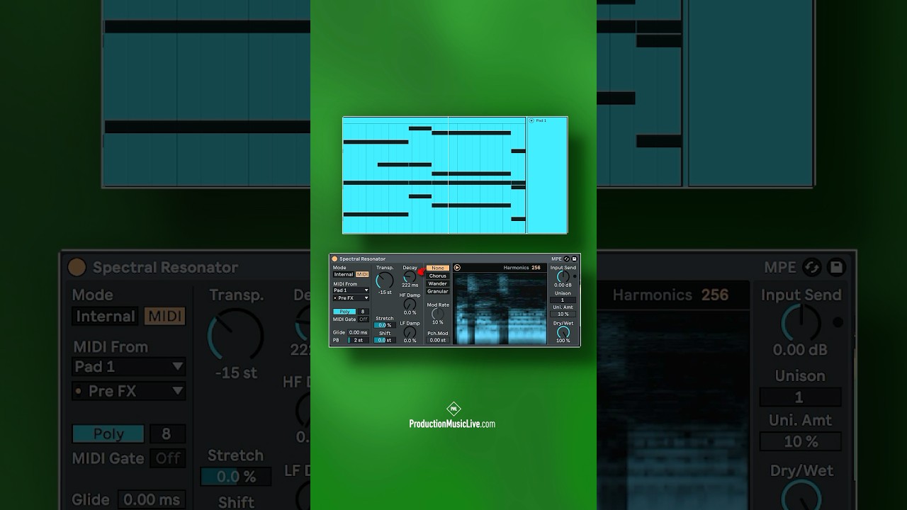 Instant Vocal Harmonies with Spectral Resonator
