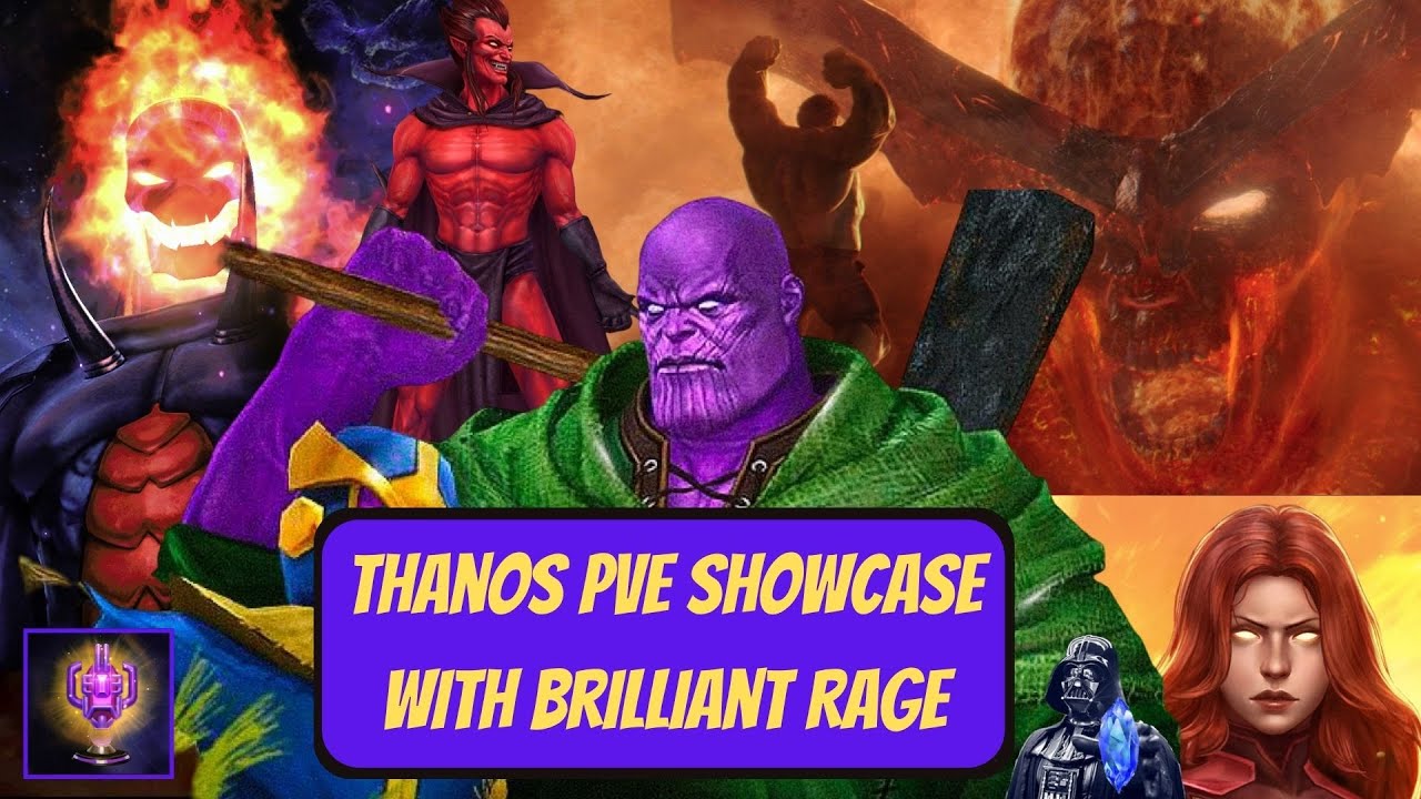 Thanos PVE Showcase | Brilliant Rage |  💎💎💎 Giveaways