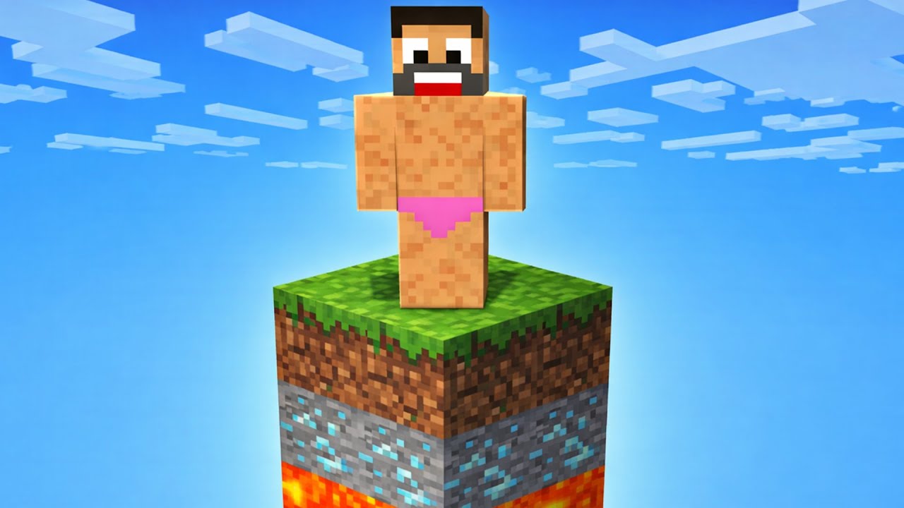 Minecraft, но всеки слой от земята е различен