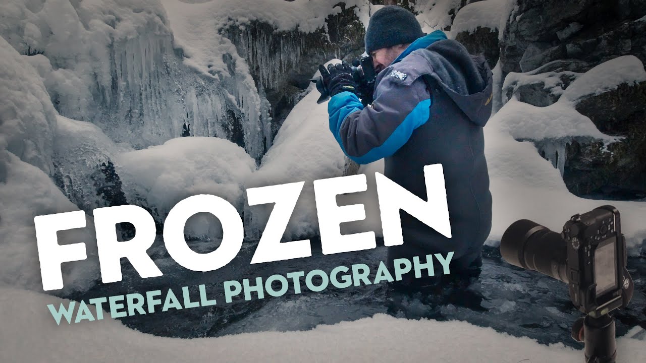 Winter Waterfall Photography in a FROZEN GORGE