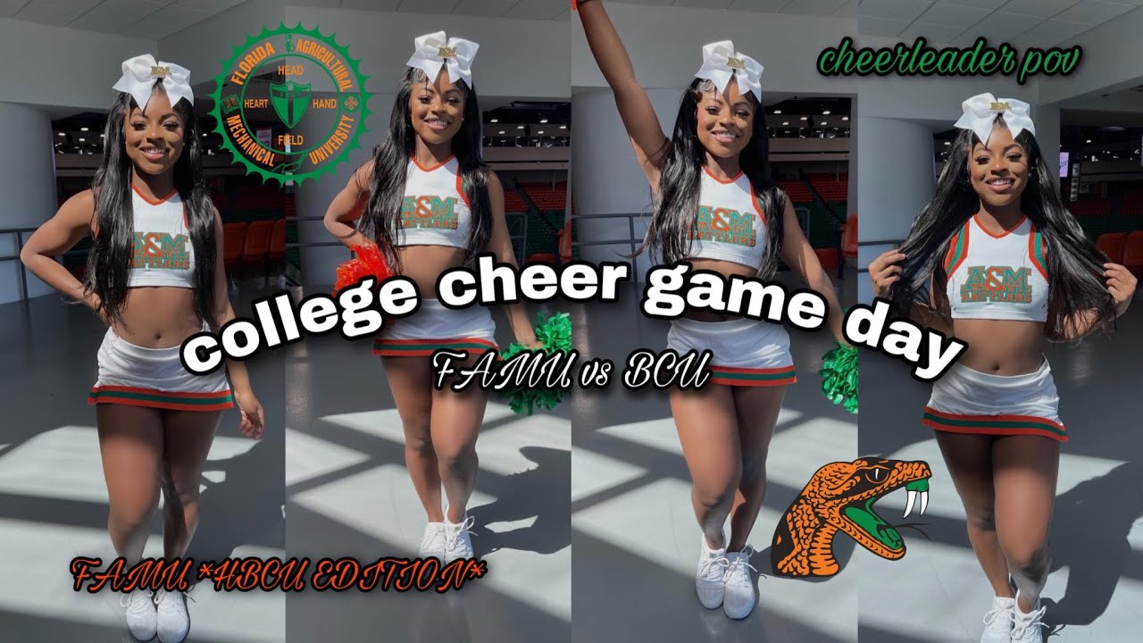HBCU VLOG 001: college cheer game day *FAMU #1 HBCU* | kelsss a'mya