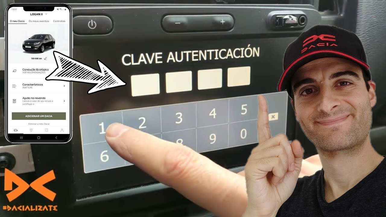 Clave de autentificación Radio / MediaNav Dacia y Renault a través de la app | Código radio Dacia
