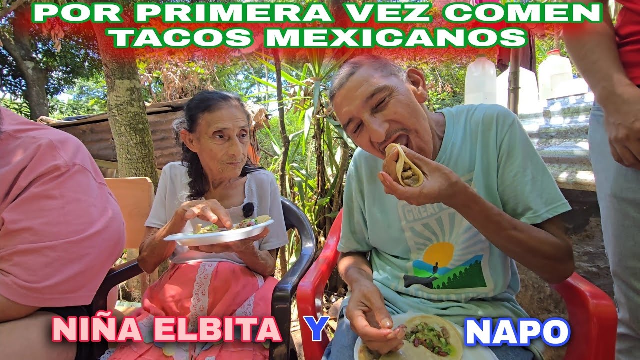 ELBITA Y NAPO REACCIONAN A LOS TACOS MEXICANOS