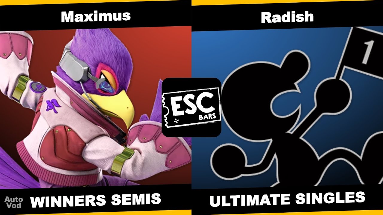 Maximus (Falco) vs Radish (Mr Game & Watch) - Smash @ Stratty #125 Winners Semi-Final