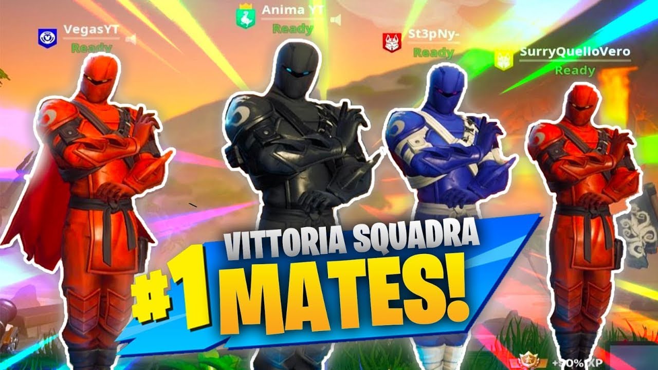 INCREDIBILE VITTORIA CON LA SQUADRA MATES!
