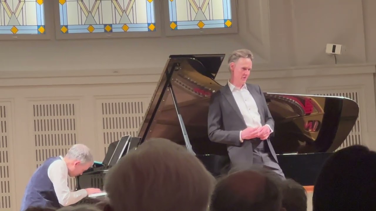 Ian Bostridge, Brad Mehldau (live clips) 2023 - Wiener Konzerthaus