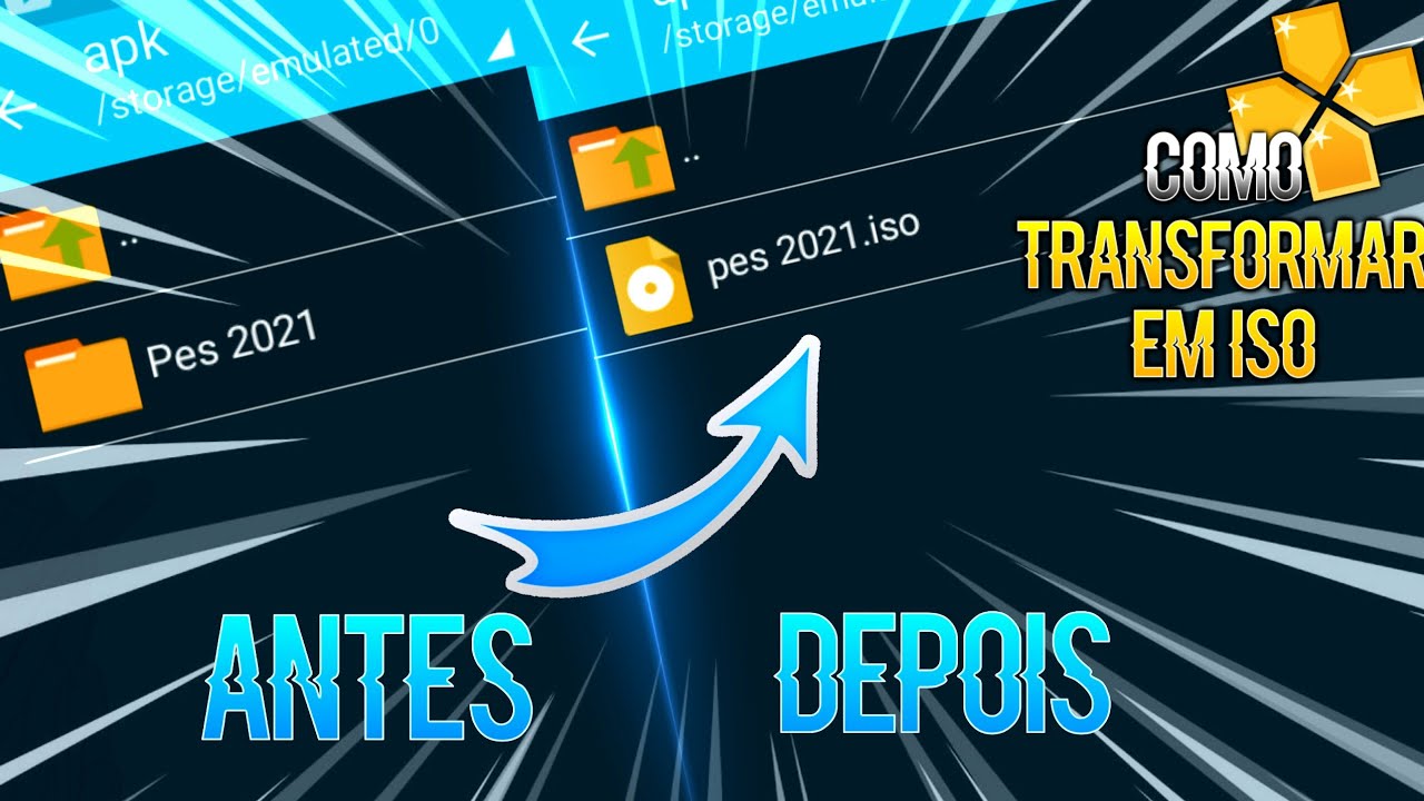 Como CONVERTER Pasta em ISO pelo celular - converta jogos em formato iso