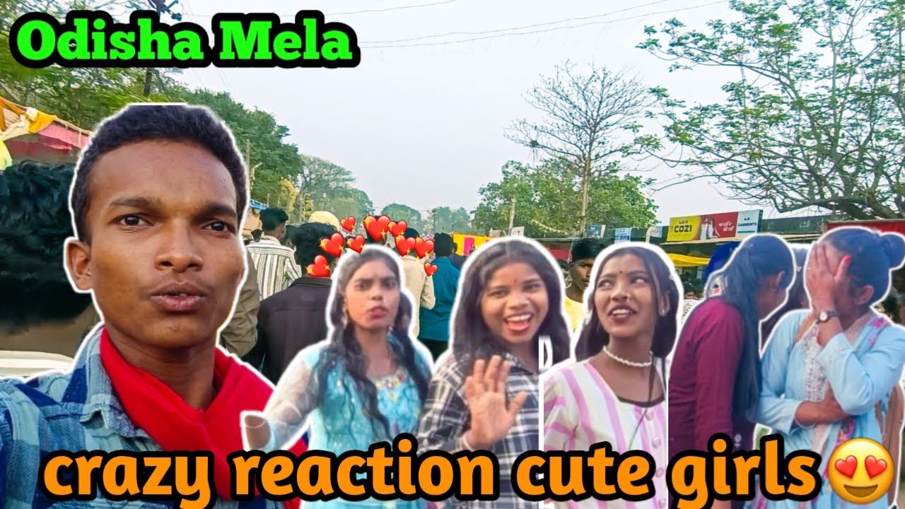 Cute girls crazy reaction 🤣|| Odisha Mela 💗|| Mdy Vlogs ❤️