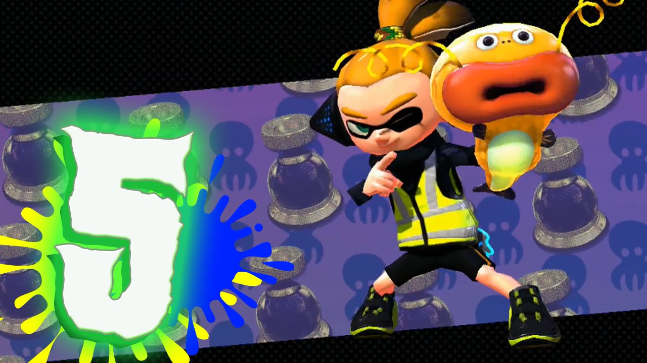 SPLATOON - Part 5 Skycape Flooder Junkyard YO!