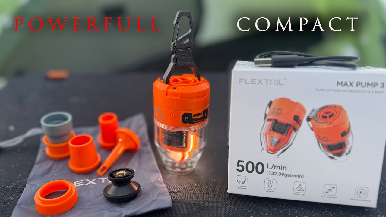 THIS POWERFUL PUMP  is also a LANTERN // FLEXTAIL MAX PUMP 3