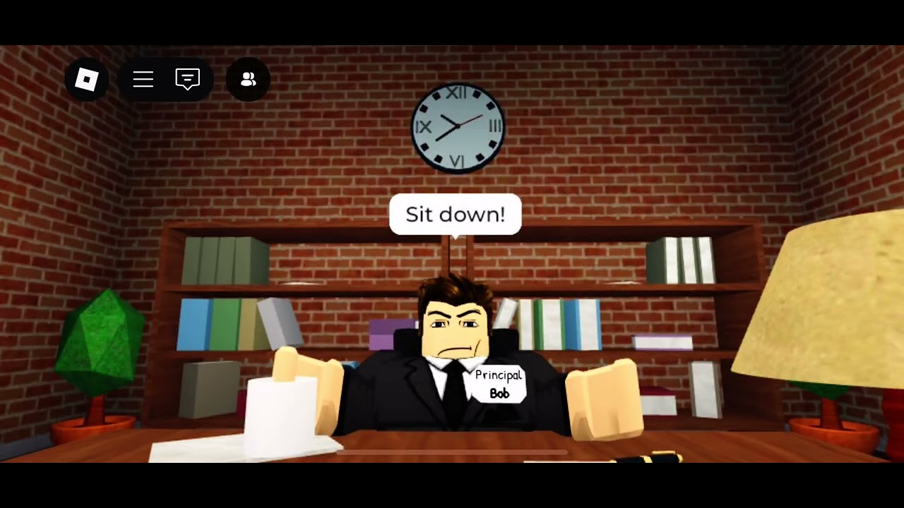 Roblox TPE: principal’s office cutscene
