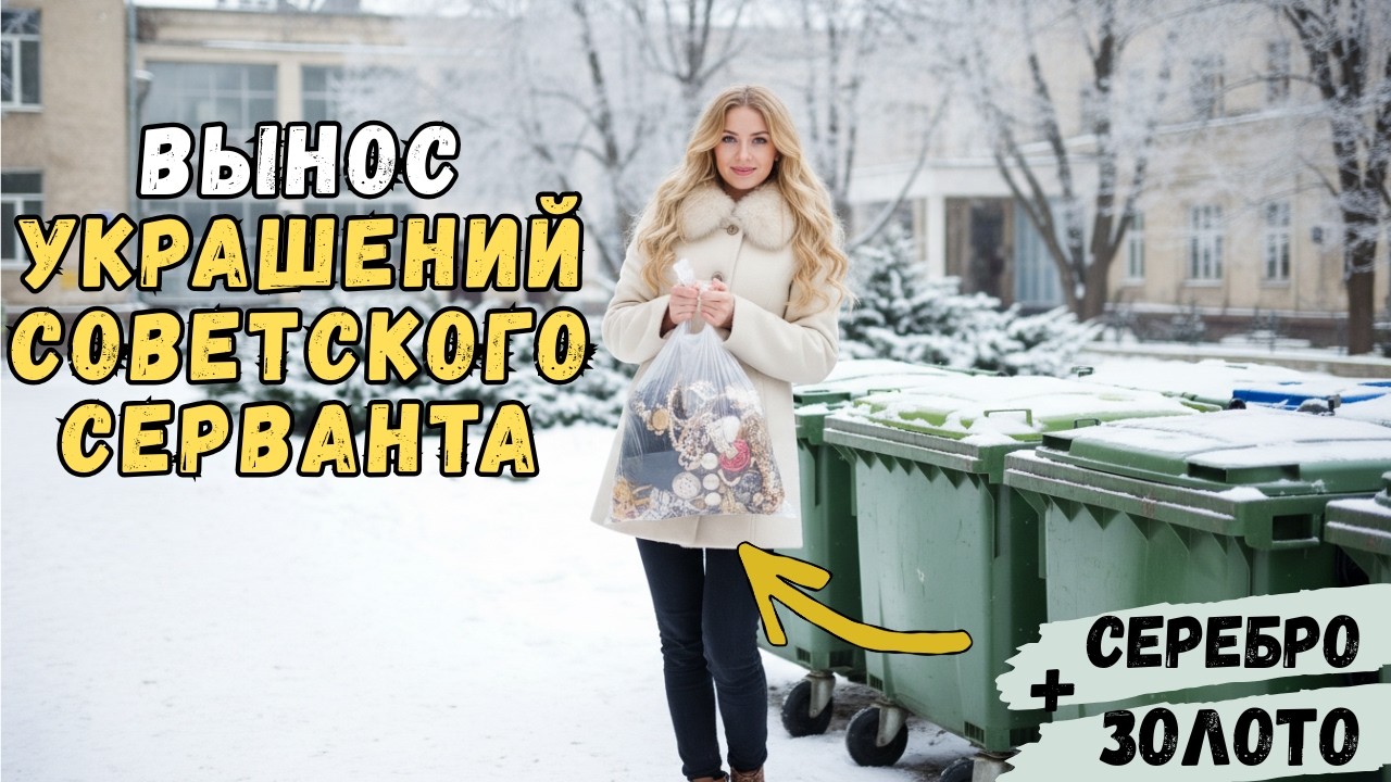 НАШЛА ЦЕЛЫЙ ПАКЕТ БИЖУТЕРИИ НА МУСОРКЕ! 😱 Что внутри — шок!