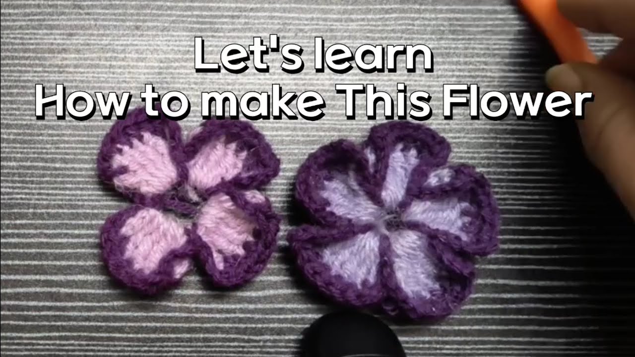 How to Crochet a Flower| Crochet Flower Pattern | Tutorial #crochettutorial #crochetflower 