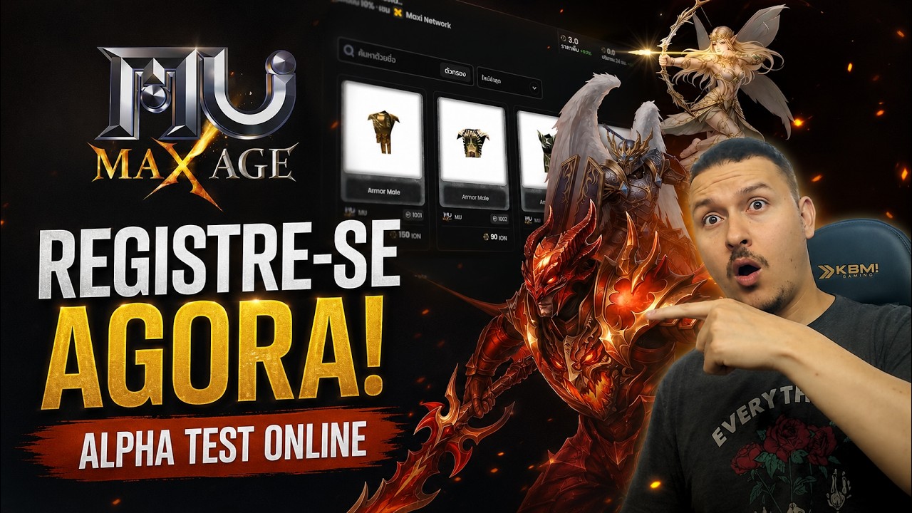 MU MAX AGE: O DESPERTAR! APRENDA COMO SE REGISTRAR PRA JOGAR!