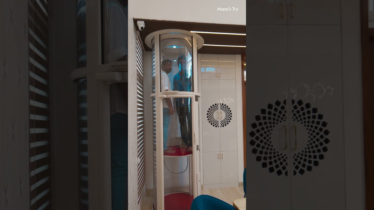 There is a lift like this | Compact Home Lift in House with Architect Design | Tamil #Shorts