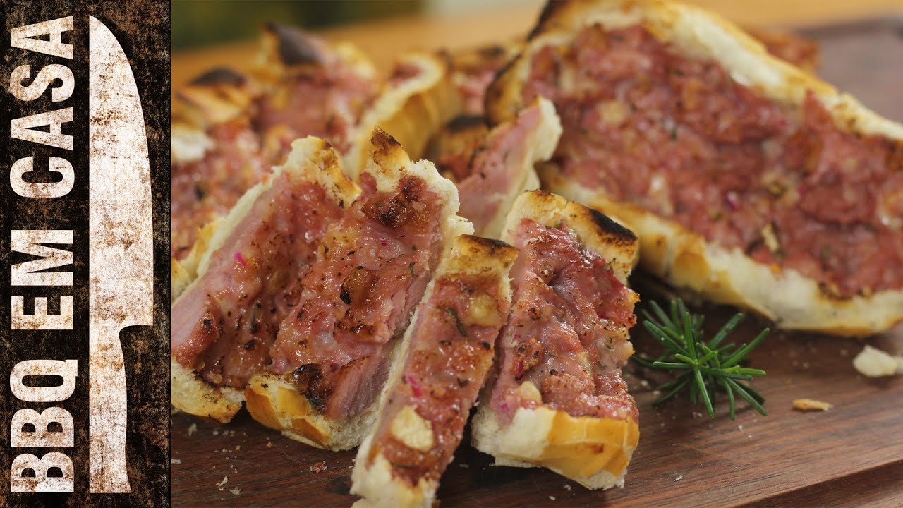 RECEITA DE PÃO COM LINGUIÇA (ENTRADA/APERITIVO)