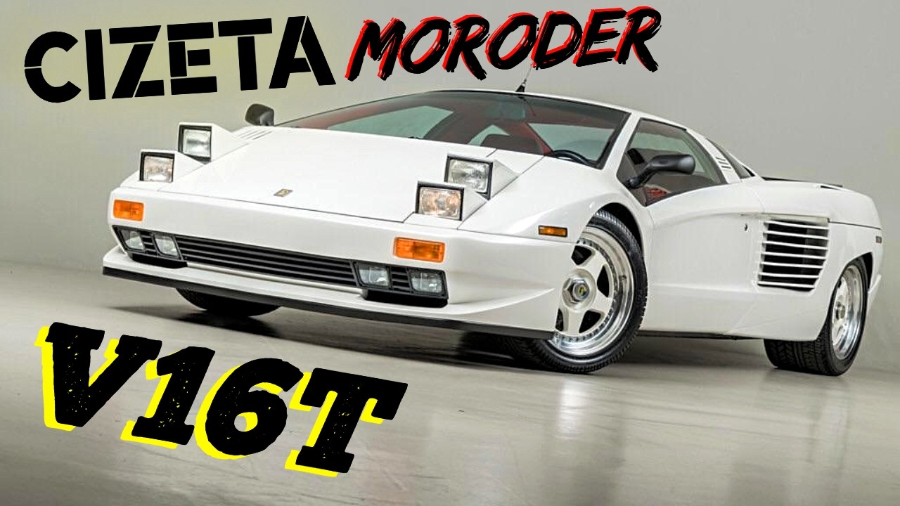 Cizeta Moroder V16T | The Transverse V16 Rare Italian Supercar from Modena