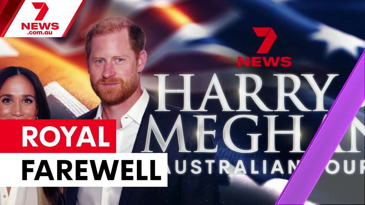 Последний день Гарри и Меган в Мельбурне | 7NEWS