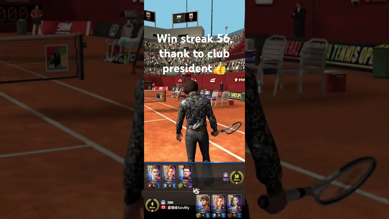 Ultimate Tennis - Sep 24 - vs Free win (56 win streak)