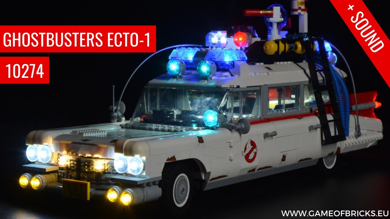 LED Light Kit for LEGO Ghostbusters ECTO-1 10274 Light Kit (Sound Version)