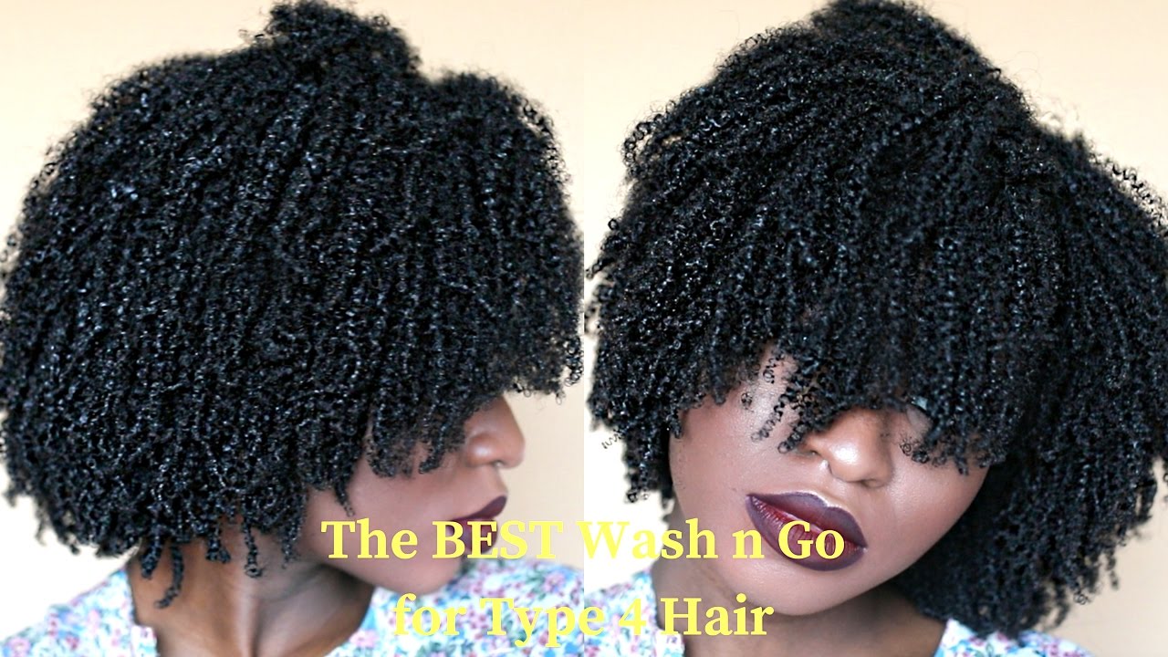 BEST and Most DEFINED Wash n Go for THICK/KINKY Type 4 NATURAL HAIR