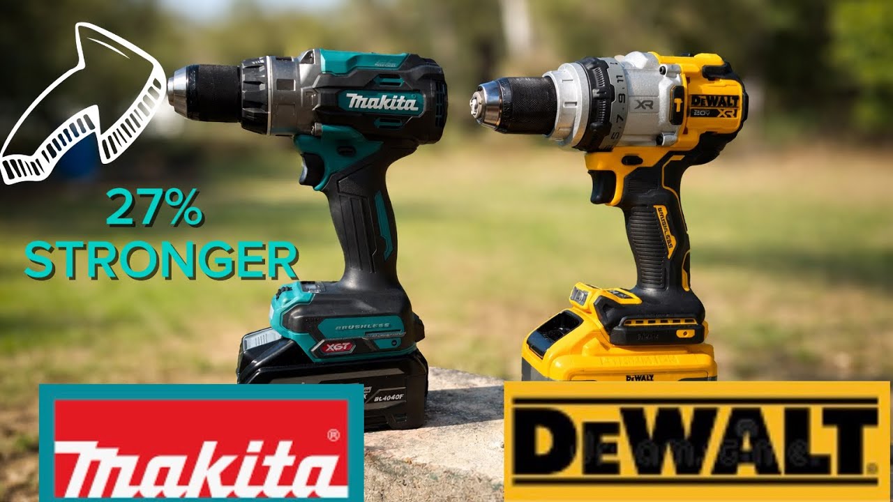 Сможет ли новая дрель Makitas превзойти Dewalt?