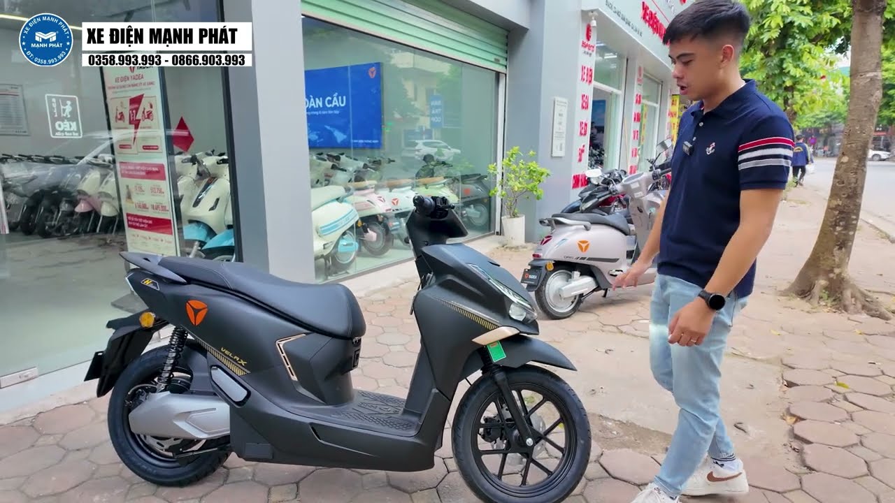 REVIEW XE M&Aacute;Y ĐI&Ecirc;J YADEA VELAX ! Chiếc xe tốt nhất ! Nhiều c&ocirc;ng nghệ nhất của YADEA 